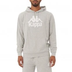 Kappa US Men Authentic Malmo Hoodie - Grey
