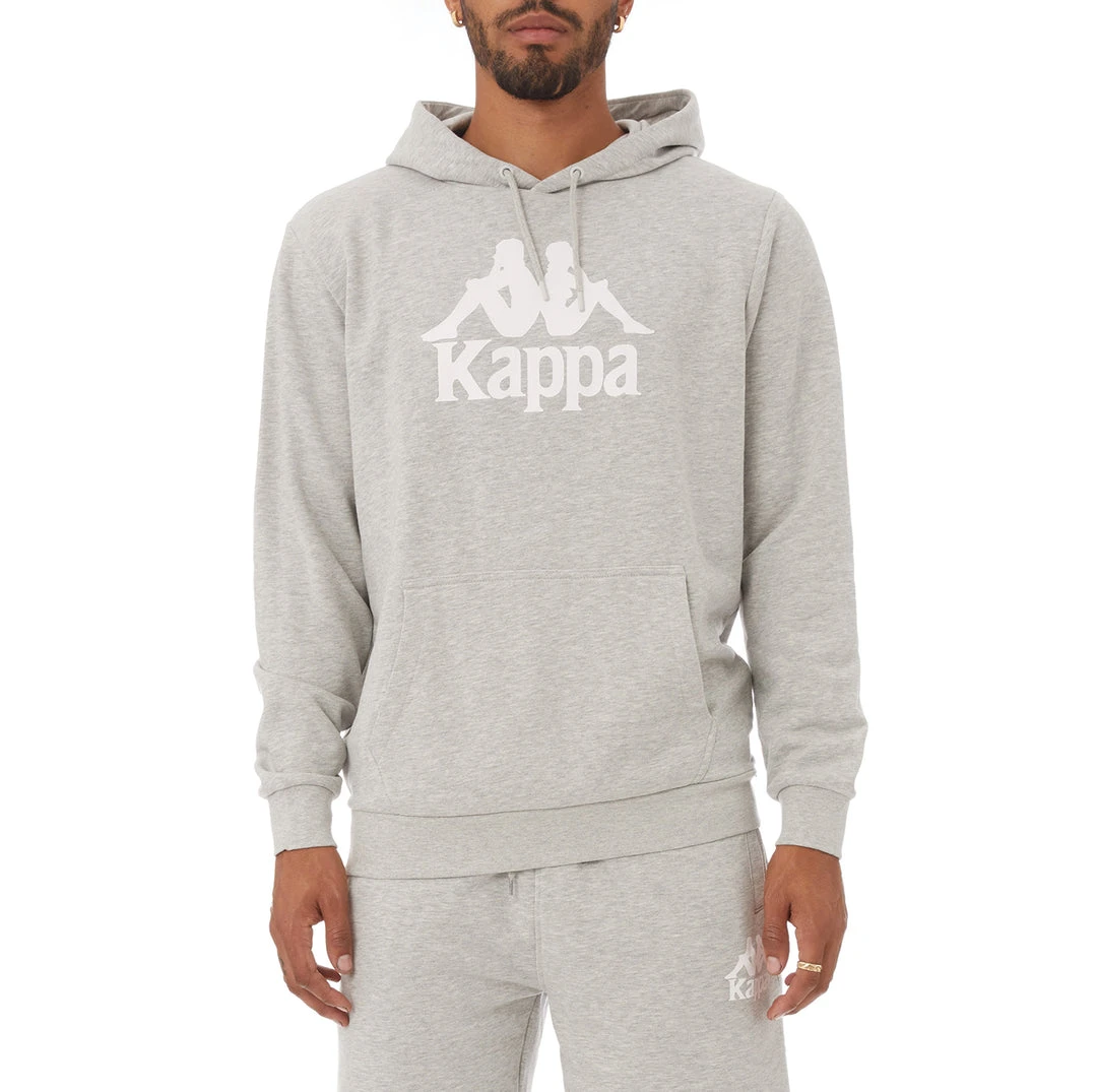 Kappa US Men Authentic Malmo Hoodie - Grey 3 Kappa US Men Authentic Malmo Hoodie - Grey