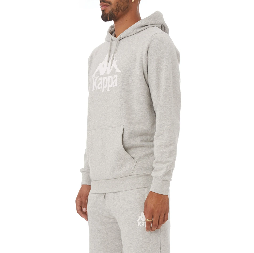 Kappa US Men Authentic Malmo Hoodie - Grey 4 Kappa US Men Authentic Malmo Hoodie - Grey