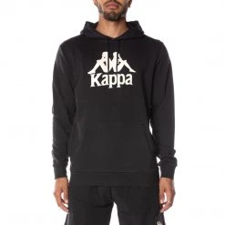 Kappa US Authentic Malmo Hoodie - Black Smoke Sand Men