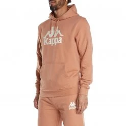 Kappa US Authentic Malmo Hoodie - Brown Sand Men