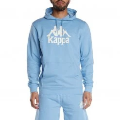 Kappa US Men Authentic Malmo Hoodie - Light Blue Sand