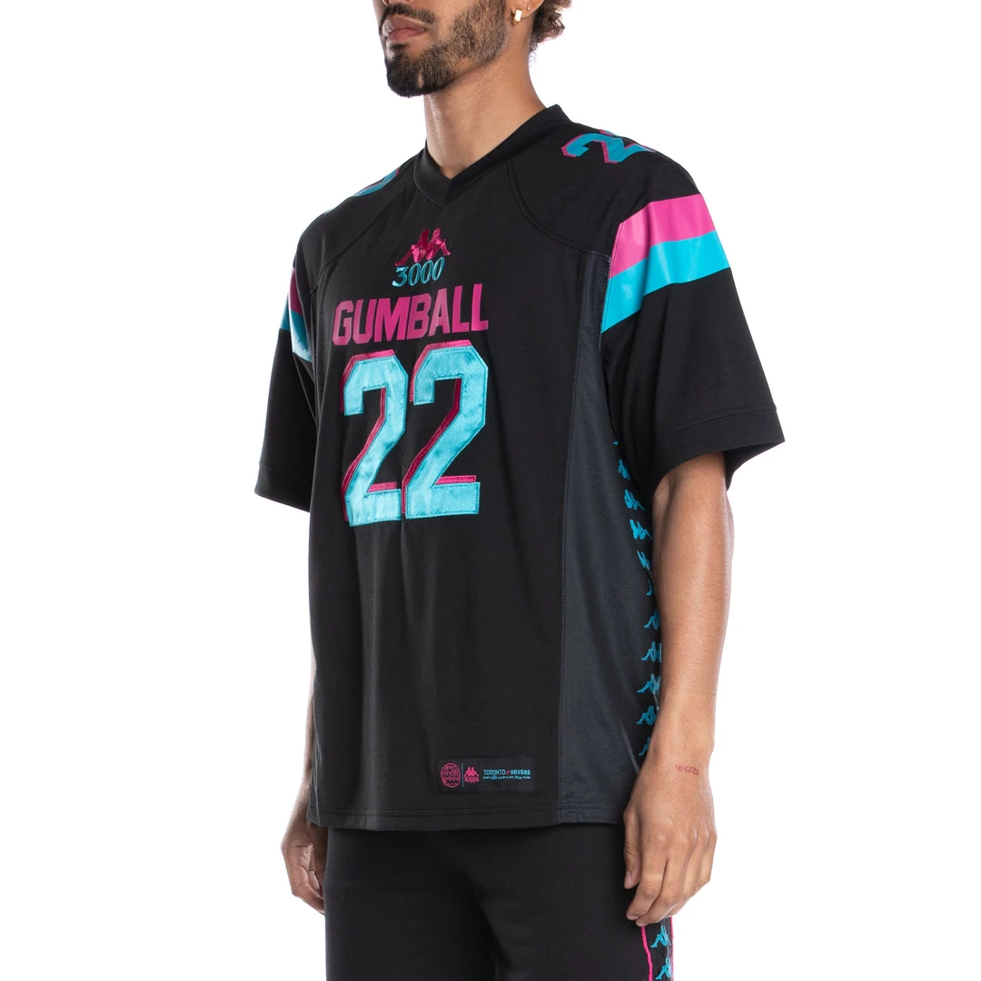 Kappa US 222 Banda Gumball Glend Football Jersey - Black Men 4 Kappa US 222 Banda Gumball Glend Football Jersey - Black Men