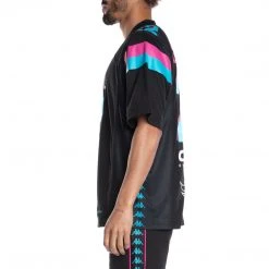 Kappa US 222 Banda Gumball Glend Football Jersey - Black Men 8 Kappa US 222 Banda Gumball Glend Football Jersey - Black Men