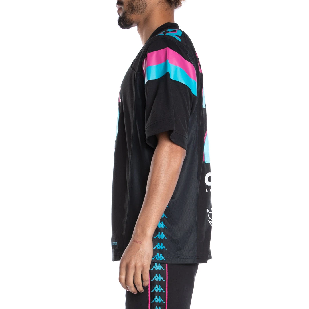 Kappa US 222 Banda Gumball Glend Football Jersey - Black Men 5 Kappa US 222 Banda Gumball Glend Football Jersey - Black Men