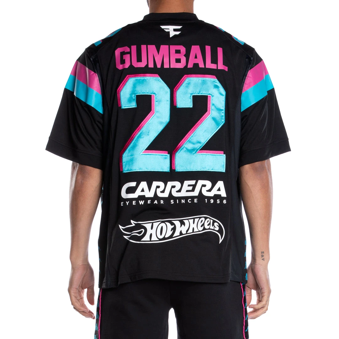 Kappa US 222 Banda Gumball Glend Football Jersey - Black Men 6 Kappa US 222 Banda Gumball Glend Football Jersey - Black Men
