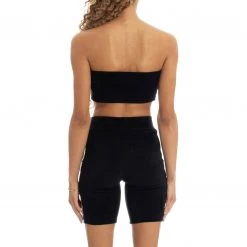 Kappa US Authentic Swirlie Bandeau - Black Smoke