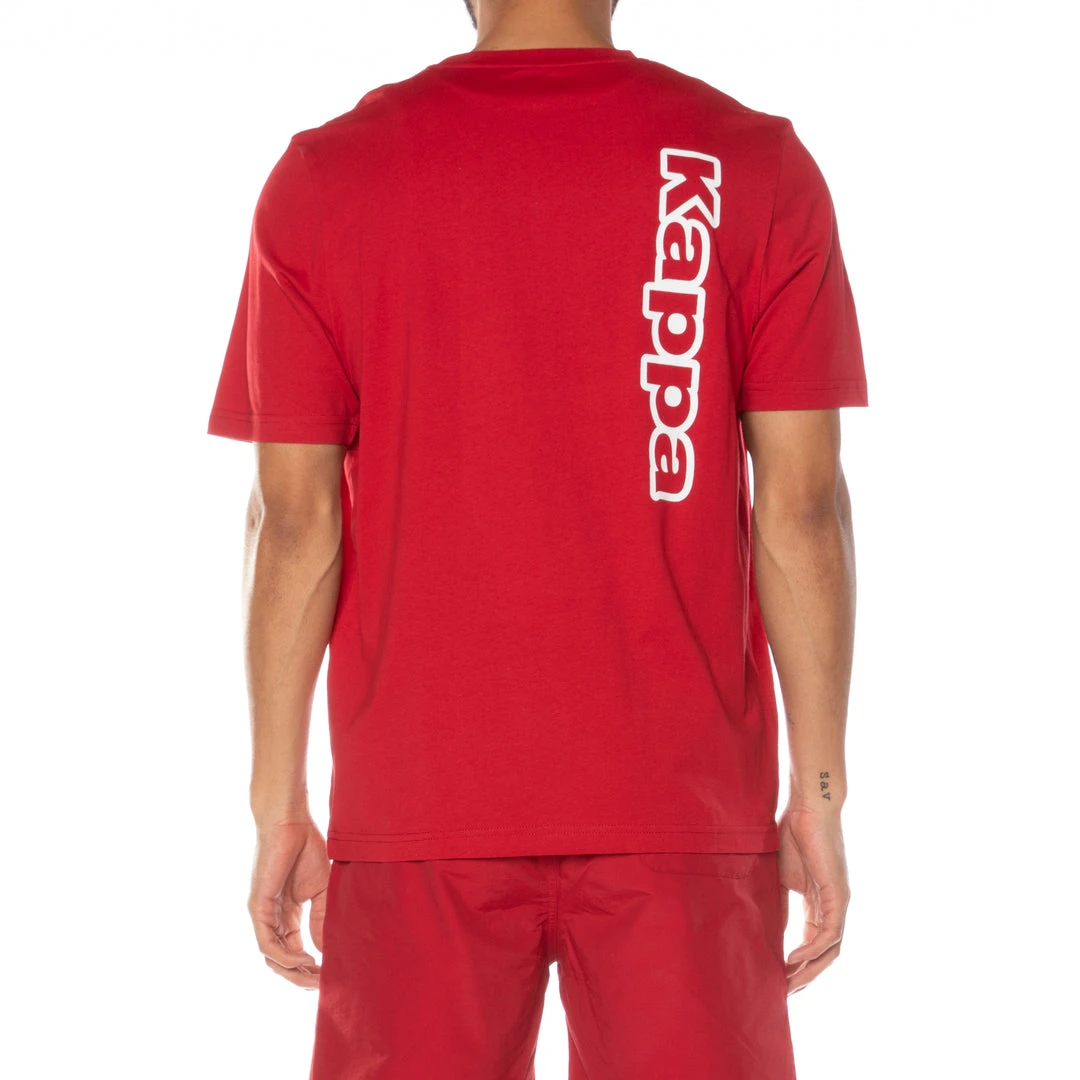 Kappa US Men Logo Aomix T-shirt - Red 6 Kappa US Men Logo Aomix T-shirt - Red