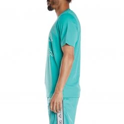 Kappa US Logo Aomix T-Shirt - Green Beige Men
