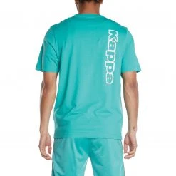 Kappa US Logo Aomix T-Shirt - Green Beige Men
