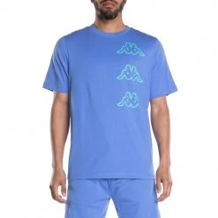 Kappa US Logo Aomix T-Shirt - Blue Teal Men