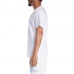 Kappa US Logo Aomix T-Shirt - White Blue Men