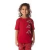 Kappa US Kids Logo Tape Aomix T-Shirt - Red 1 Kappa US Kids Logo Tape Aomix T-Shirt - Red