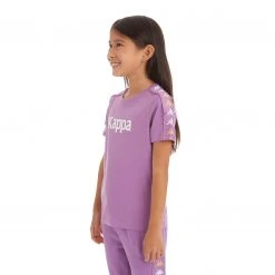 Kappa US Kids 222 Banda Bendocin T-Shirt - Violet Lavender