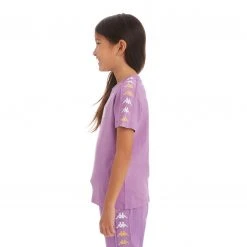 Kappa US Kids 222 Banda Bendocin T-Shirt - Violet Lavender