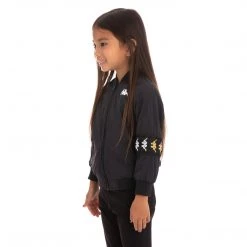 Kappa US Kids 222 Banda Leon Jacket - Black Smoke