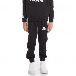 Kappa US Kids 222 Banda Alanz 3 Sweatpants - Black Smoke