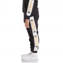 Kappa US Kids 222 Banda Alanz 3 Sweatpants - Black Smoke