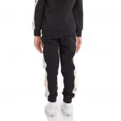 Kappa US Kids 222 Banda Alanz 3 Sweatpants - Black Smoke