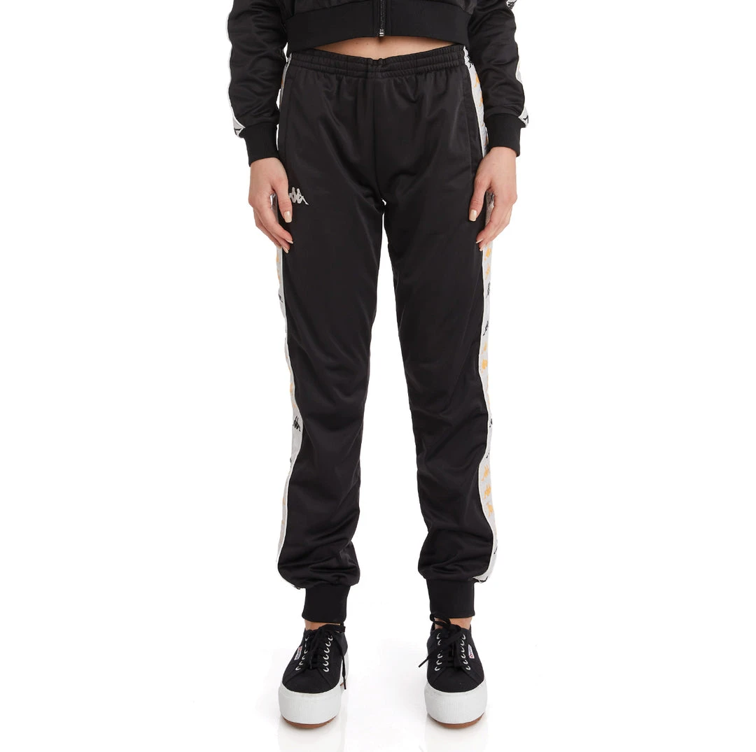 Kappa US Women 222 Banda Wrastoria 2 Track Pants - Black Smoke 3 Kappa US Women 222 Banda Wrastoria 2 Track Pants - Black Smoke