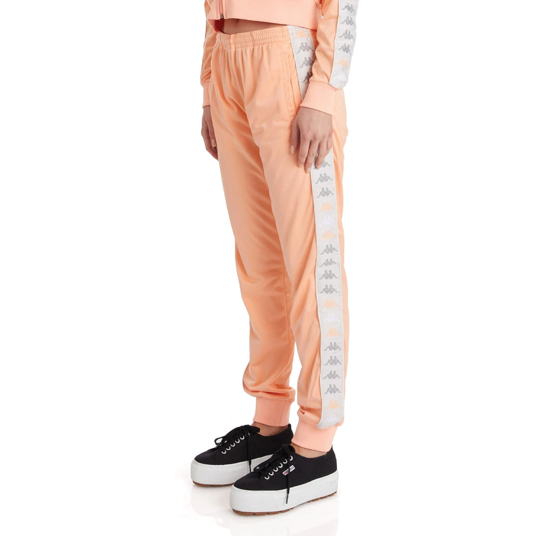 Kappa US Women 222 Banda Wrastoria 2 Track Pants - Peach 4 Kappa US Women 222 Banda Wrastoria 2 Track Pants - Peach