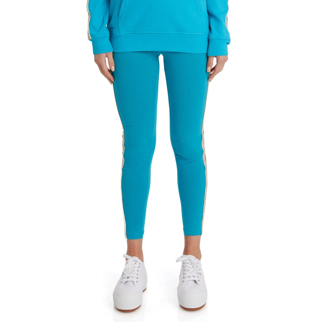 Kappa US Women 222 Banda Bartes 2 Leggings - Dark Aqua 3 Kappa US Women 222 Banda Bartes 2 Leggings - Dark Aqua