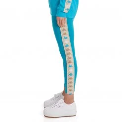 Kappa US Women 222 Banda Bartes 2 Leggings - Dark Aqua 8 Kappa US Women 222 Banda Bartes 2 Leggings - Dark Aqua