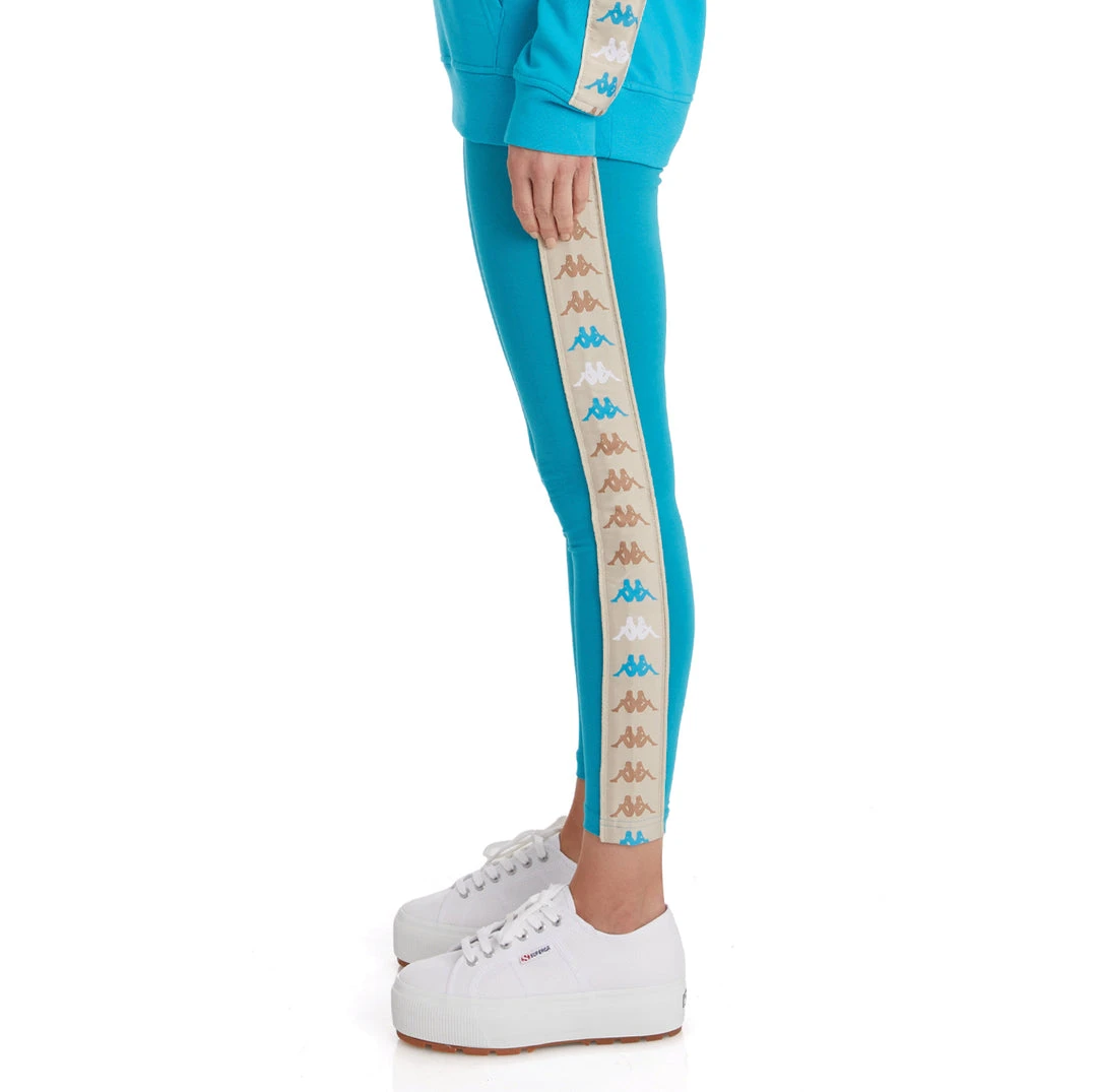 Kappa US Women 222 Banda Bartes 2 Leggings - Dark Aqua 5 Kappa US Women 222 Banda Bartes 2 Leggings - Dark Aqua