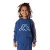 Kappa US Logo Tape Dapet Hoodie - Blue Kids 2 Kappa US Logo Tape Dapet Hoodie - Blue Kids