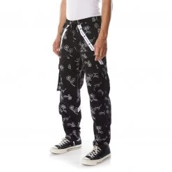 Kappa US Authentic Jpn Viti Cargo Pants - Black Smoke Men