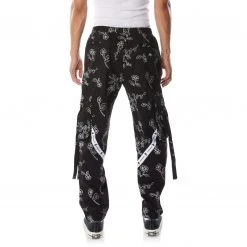 Kappa US Authentic Jpn Viti Cargo Pants - Black Smoke Men