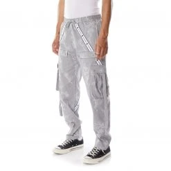 Kappa US Men Authentic Jpn Viti Cargo Pants - Grey 7 Kappa US Men Authentic Jpn Viti Cargo Pants - Grey