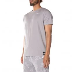 Kappa US Authentic Jpn Visco T-Shirt - Grey Men