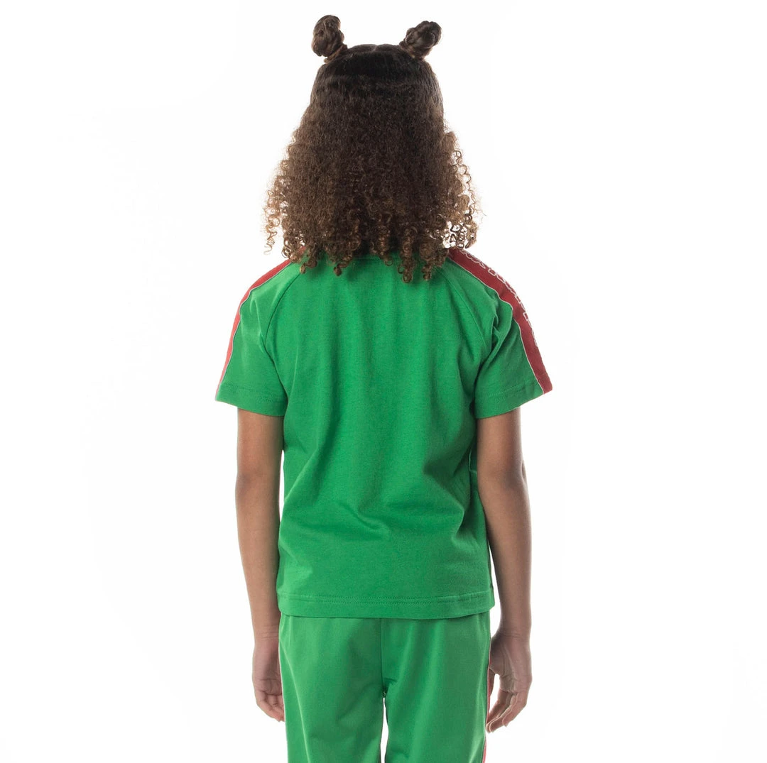 Kappa US Logo Tape Davirec T-Shirt - Green 6 Kappa US Logo Tape Davirec T-Shirt - Green