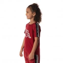 Kappa US Kids Logo Tape Davirec T-Shirt - Red