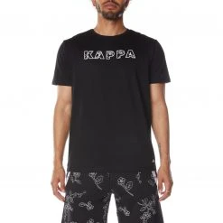 Kappa US Authentic Jpn Volgent T-Shirt - Black Smoke