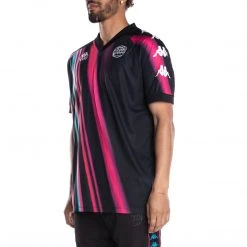 Kappa US Men Authentic Gumball Gabz Soccer Jersey - Black Pink