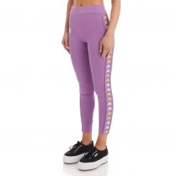 Kappa US Women 222 Banda Baldhill Leggings - Violet Lavender