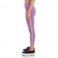 Kappa US Women 222 Banda Baldhill Leggings - Violet Lavender