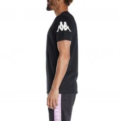 Kappa US Men Authentic Paroo T-Shirt - Black Smoke Violet
