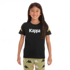 Kappa US Kids Authentic Paroo T-Shirt - Black Smoke