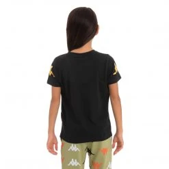 Kappa US Kids Authentic Paroo T-Shirt - Black Smoke