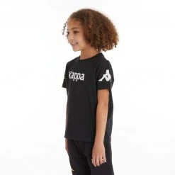 Kappa US Kids Authentic Paroo T-Shirt - Black Smoke