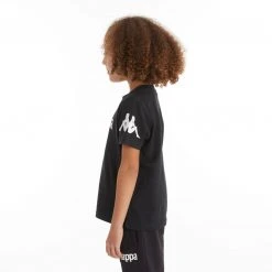 Kappa US Kids Authentic Paroo T-Shirt - Black Smoke