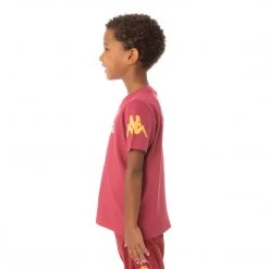 Kappa US Kids Authentic Paroo T-Shirt - Burgundy