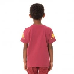 Kappa US Kids Authentic Paroo T-Shirt - Burgundy