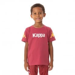 Kappa US Kids Authentic Paroo T-Shirt - Burgundy