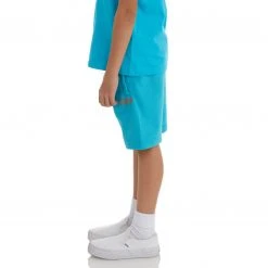 Kappa US Kids Authentic Sangone Shorts - Dark Aqua