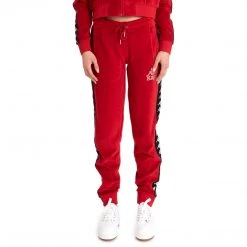 Kappa US 222 Banda Shiner Trackpants - Red