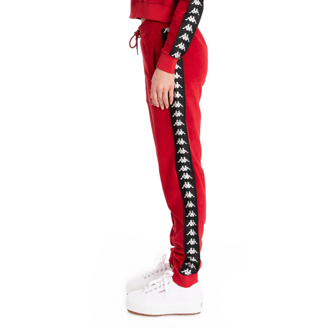 Kappa US 222 Banda Shiner Trackpants - Red 5 Kappa US 222 Banda Shiner Trackpants - Red
